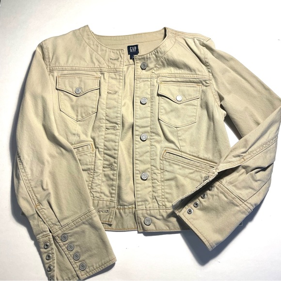 GAP Jackets & Blazers - Gap, jean jacket, tan women’s medium